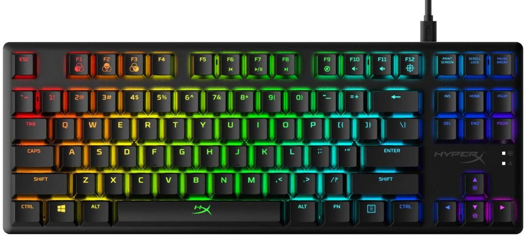 Teclado Mecânico HyperX Alloy Origins Core RGB Gaming PT-BR HyperX Red Switches - TKL (PT-BR)