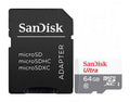 Cartão SanDisk MicroSDHC/SDXC UHS-I C10 A1 U1 64GB