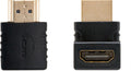 Adaptador Angular Nanocable HDMI M/F Preto