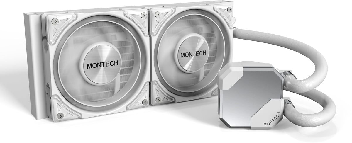 Water Cooler CPU Montech HyperFlow Silent 240mm Branco