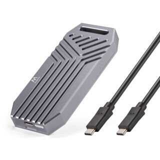 Caixa Externa M.2 Ewent EW7062 NVMe/PCIe USB-C 4 Cinza Screwless