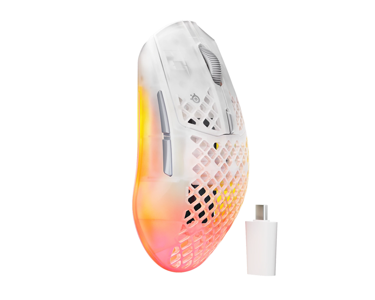 Rato Steelseries Aerox 3 Wireless/Bluetooth Gen2 Ghost