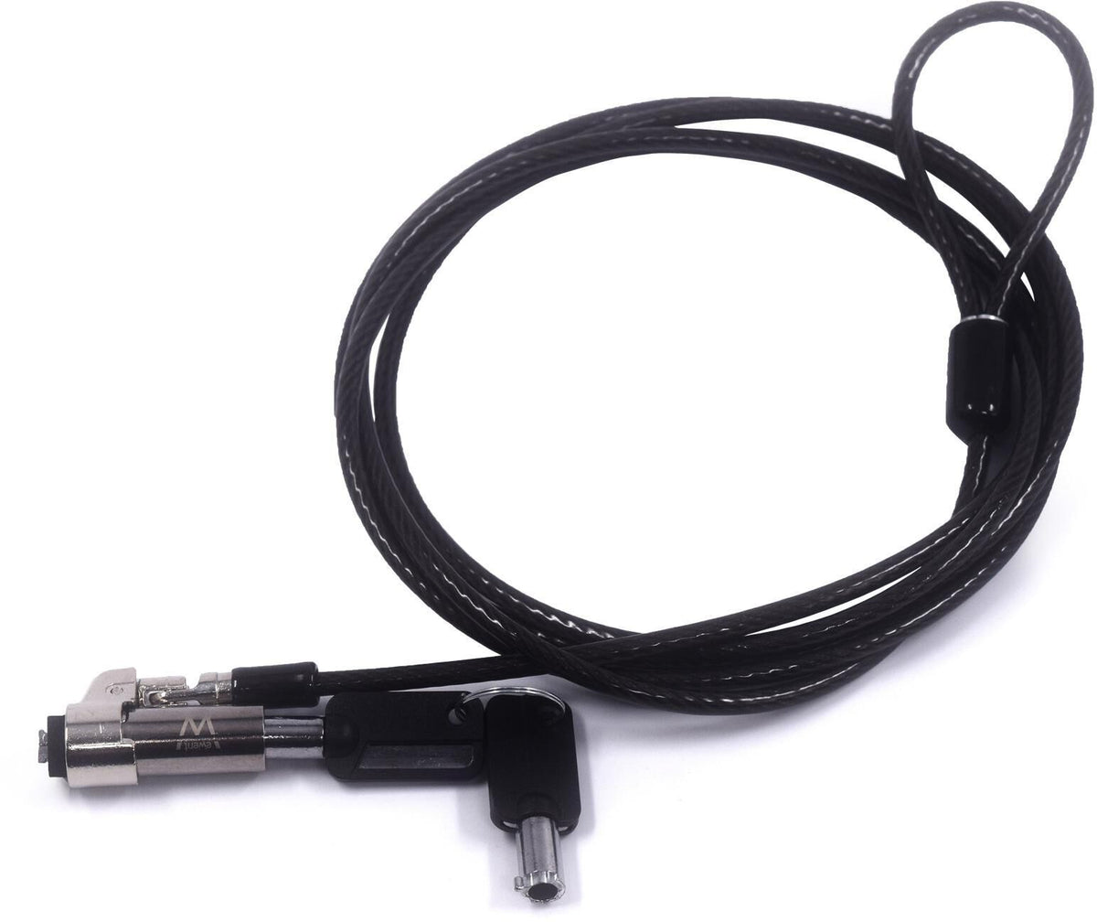 Cabo/Cadeado de Segurança Ewent EW1239 NanoSaver 1.8m com Chave