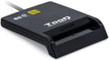 Leitor de Cartões Tooq Cartão de Cidadão / DNIe 4.0 / SIM USB-C Preto