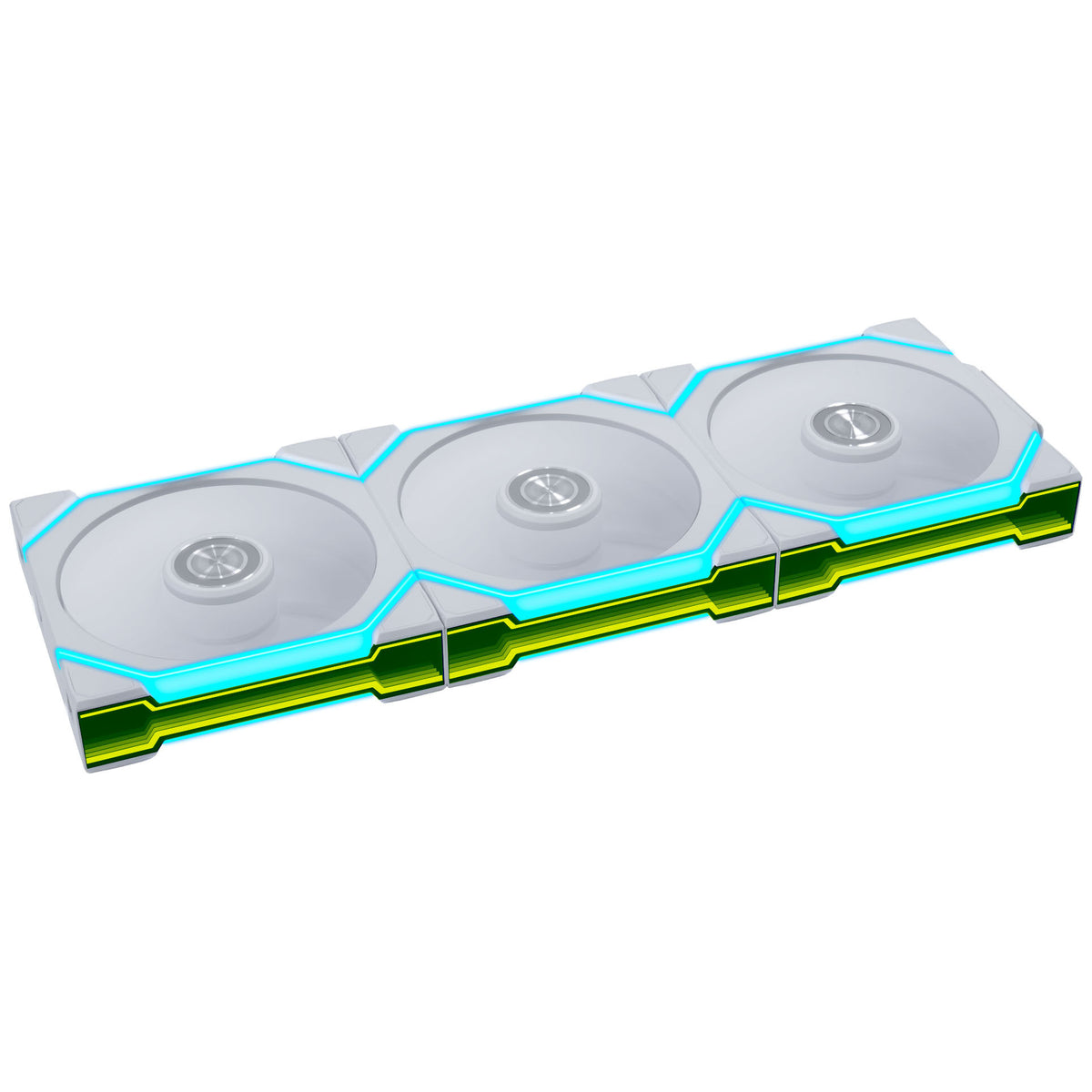 Ventoinha Lian Li UNI FAN SL120 FLEX Wireless Branco 120mm (Pack 3)