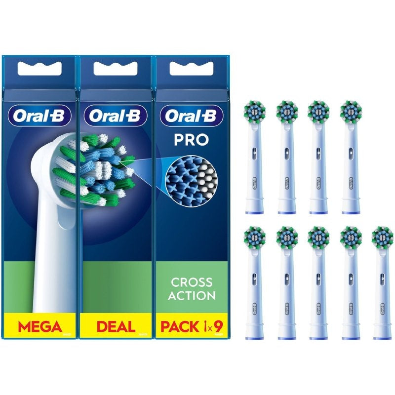 Oral-B Pro Cross Action Pack 9 uds