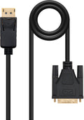 Cabo Conversor Nanocable DisplayPort/M > DVI/M 2 M Preto