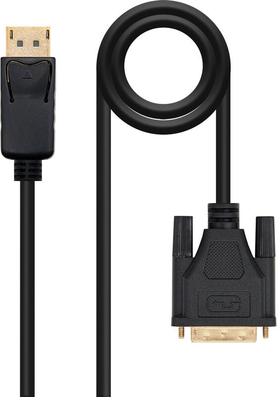 Cabo Conversor Nanocable DisplayPort/M > DVI/M 2 M Preto
