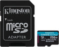 Cartão Kingston Canvas Go! Plus Gen4 200MB/s MicroSDXC UHS-I U3 V30 A2 256GB