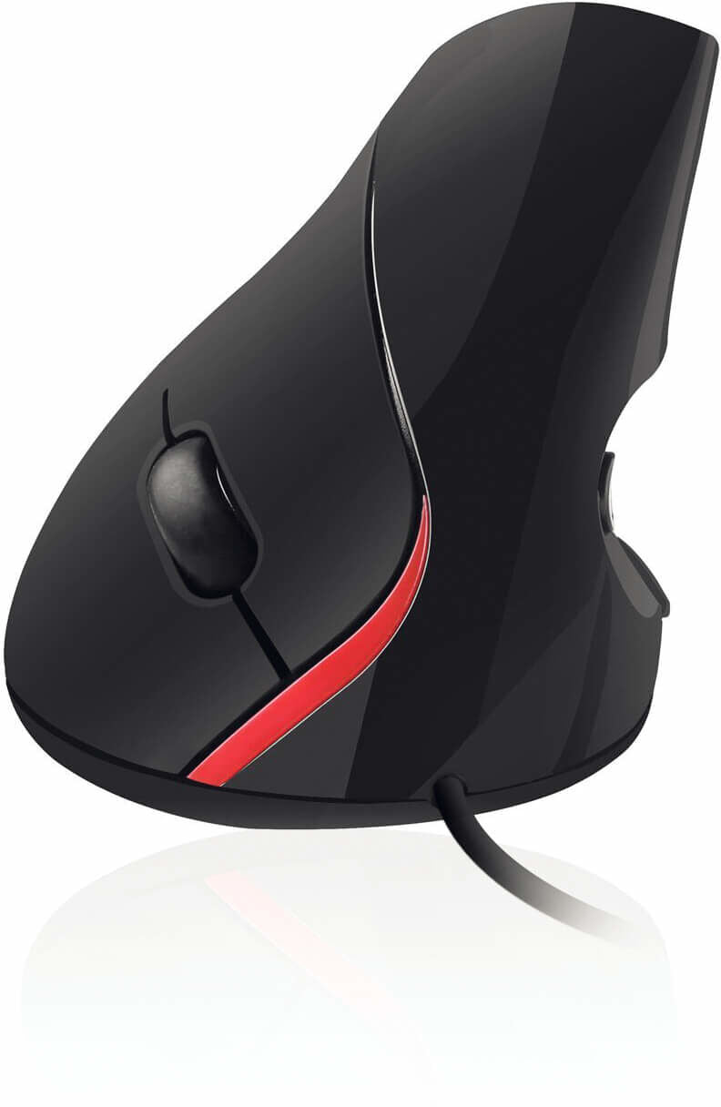 Rato Vertical Ewent 1000 DPI Ergonómico USB 2.0 Preto