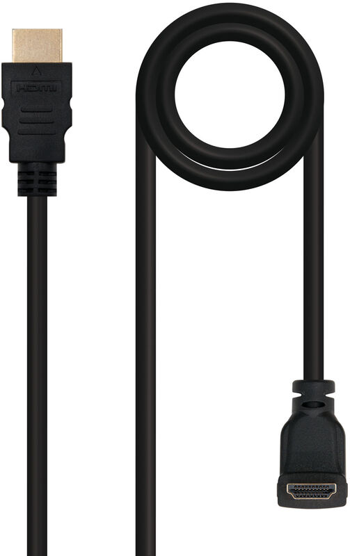Cabo HDMI HEC 90º A M/M 1.8 M Preto