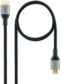 Cabo HDMI V2.1 Ultra High Speed Nanocable A M/M 1.5 M Preto Certificado ULTRA
