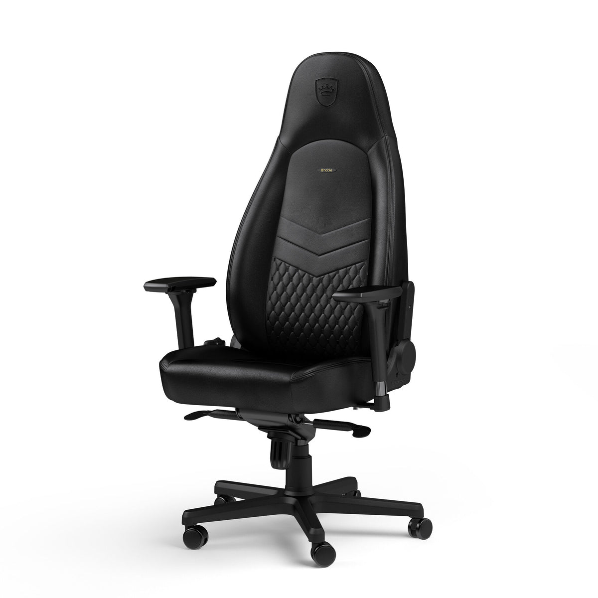 Cadeira noblechairs ICON Real Leather - Preto