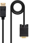 Cabo Conversor Nanocable DisplayPort/M > VGA/M 5 M Preto