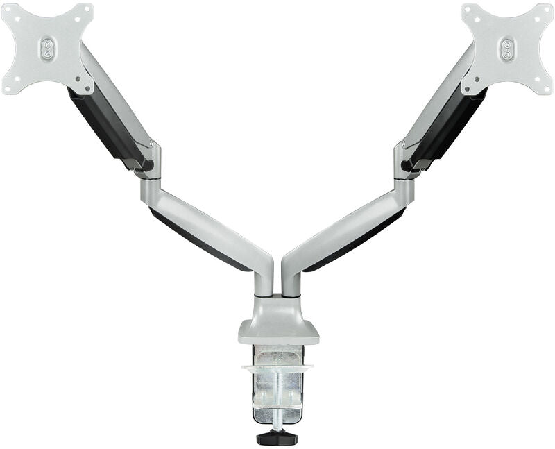 Suporte de Mesa Tooq Duplo Tilt e Giratório 13" a 32" Max. 9kg/Monitor Cinzento