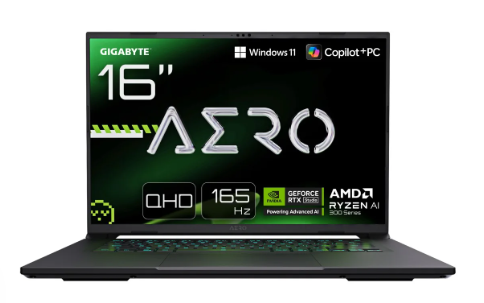 Portátil Gigabyte AERO X16 3VHL3PTC94AH 16" Ryzen 9 270 16GB DDR5 1TB RTX 5060 QHD+ 165Hz W11