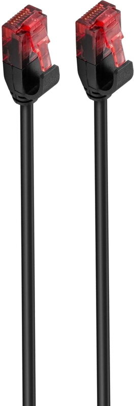 Cabo de Rede Slim Ewent RJ45 U/UTP Cat.6 1.5 M Preto