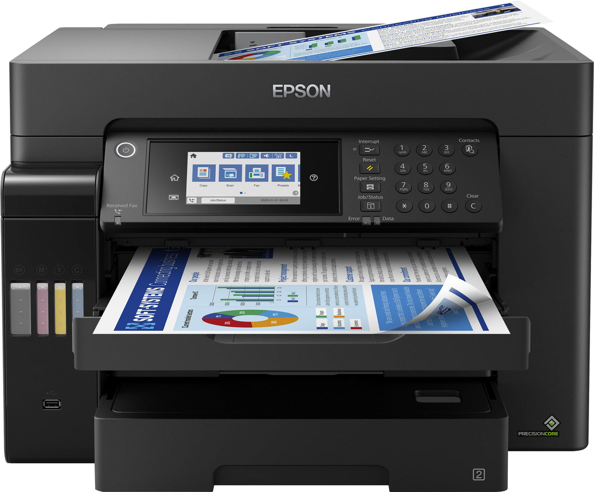 Impressora Multifunções a Jato de Tinta Epson EcoTank ET-16655 Wi-Fi