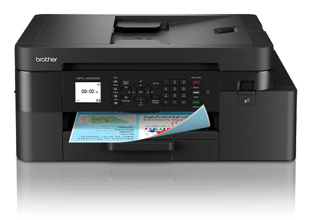 Impressora Multifunções a Jato de Tinta Brother MFC-J4350DW WiFi