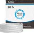 Bobine de Rede Nanocable RJ45 UTP CAT.5E AWG24 Rígido 100 M Cinzento