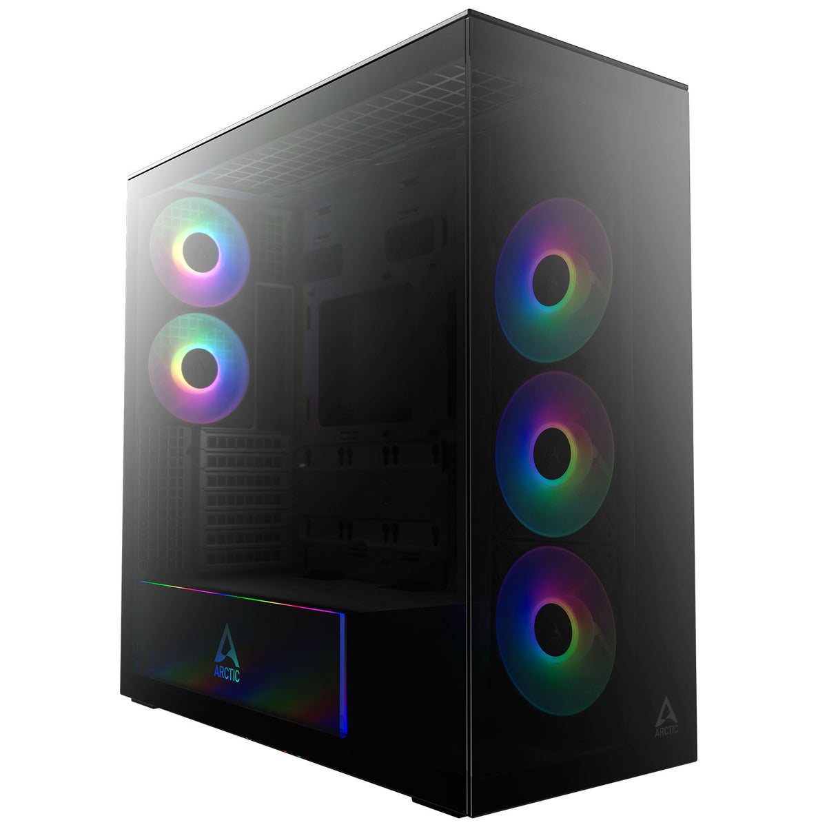 Caixa E-ATX Arctic Xtender ARGB Vidro Temperado Preto