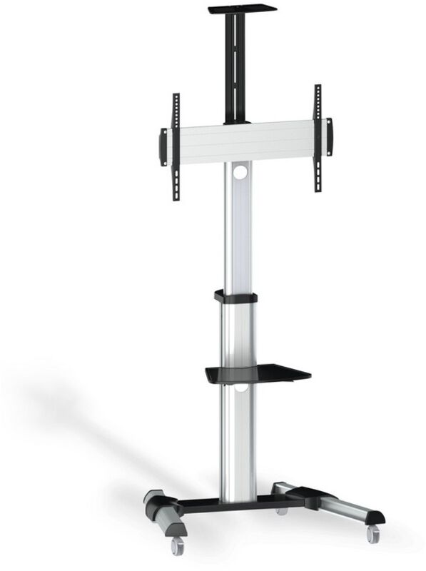 Suporte Móvel Tooq Tilt Rotação 90º Ajustável 37" a 70" Max. 50kg Preto