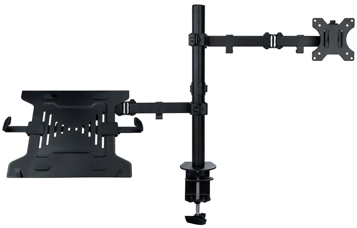 Suporte de Mesa Tooq Duplo Tilt 13" a 32" Max. 8Kg (Monitor) / 4.5Kg (Portátil)