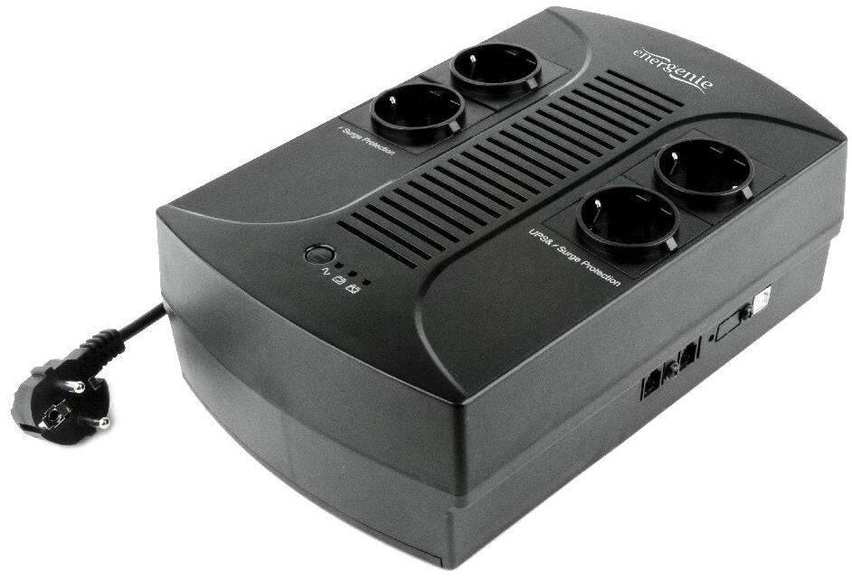 UPS Gembird EG-UPS-001 650VA Schuko Preta