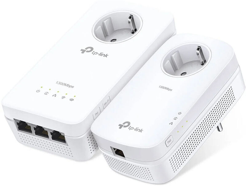 Powerline TP-Link AV1300 TL-WPA8631P Kit Gigabit Passthrough AC Wi-Fi