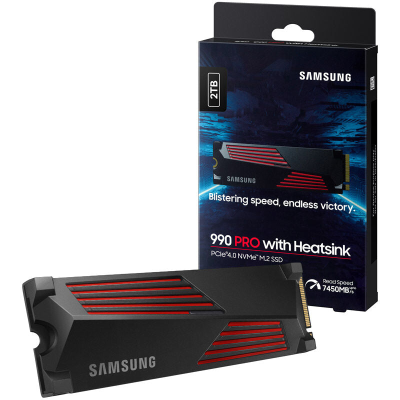 SSD Samsung 990 PRO 2TB Heatsink Gen4 M.2 NVMe (7450/6900MB/s)