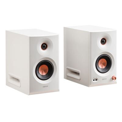 Colunas Edifier MR5 Hi-Fi Tri-Amped Studio Bluetooth 110W RMS Brancas