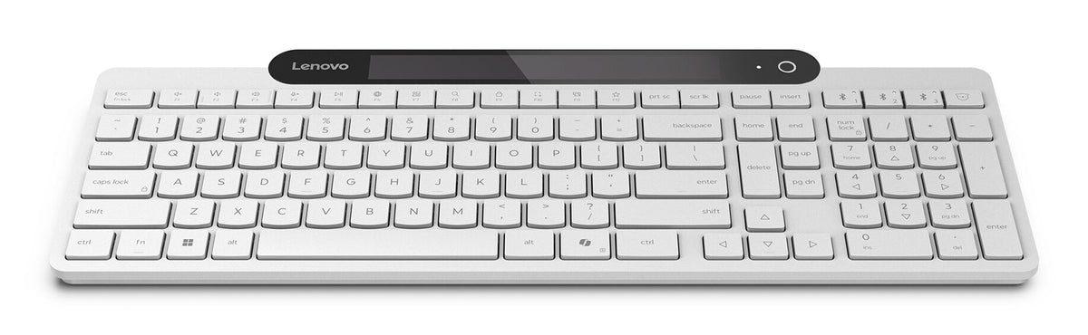 Teclado Lenovo 800 Auto-Carregável BT Branco