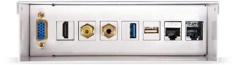 Caixa de Junção Nanocable VGA+HDMI+JACK3.5+RCA+2xUSB+2xRJ45