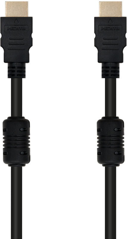 Cabo HDMI V1.4 HEC Nanocable USB-A M/M 10 M c/Ferrite
