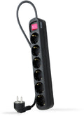 Régua Nanocable 6 Tomadas com switch 1.4 M Preto
