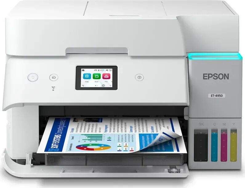 Impressora Multifunções a Jato de Tinta Epson EcoTank ET-4956 WiFi