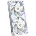 Ventoinha NZXT F240X Perfomance RGB Single-Frame Brancas - Dupla Ventoínha 120mm (240mm)