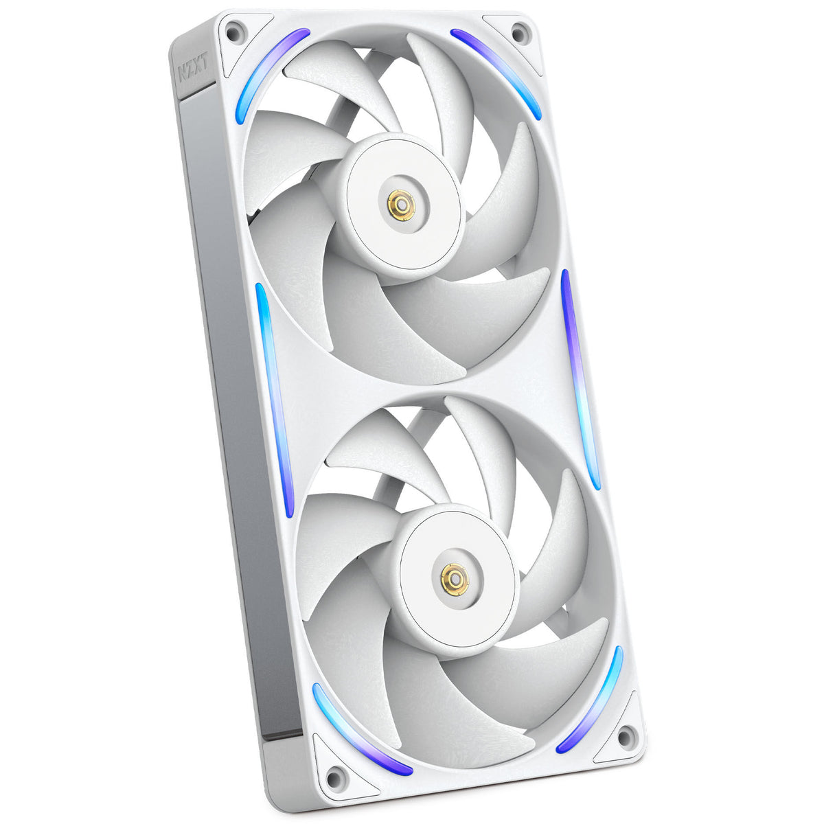 Ventoinha NZXT F240X Perfomance RGB Single-Frame Brancas - Dupla Ventoínha 120mm (240mm)