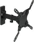 Suporte de Parede Tooq Tilt e Giratório 2 Pivots 13" a 42" 190mm Max. 20kg Preto