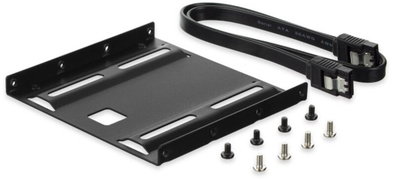 Kit Adaptador Gigabit Ewent SSD/HDD 2.5" para 3.5" + Cabo SATA + Parafusos