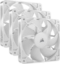 Ventoinha Corsair RS120 PWM Branca 120mm (Pack 3)