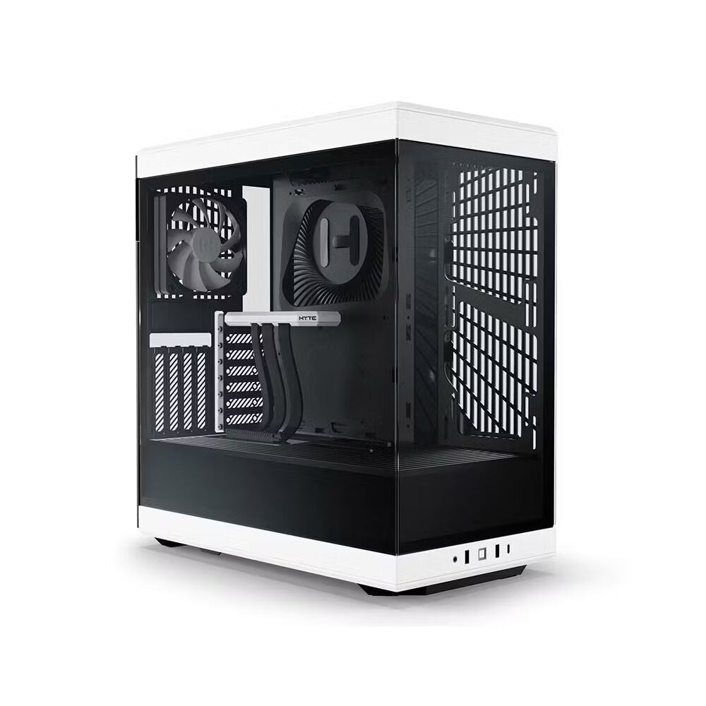 Caixa ATX Hyte Y40 Vidro Temperado Preto/Branco