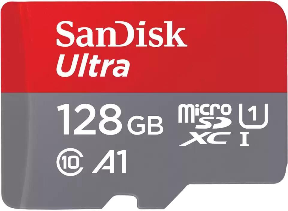Cartão SanDisk Ultra MicroSDHC/SDXC C10 A1 UHS-I 128GB