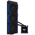 Water Cooler CPU AIO Lian Li HydroShift II LCD-S 360TL Wireless Preto - 360mm