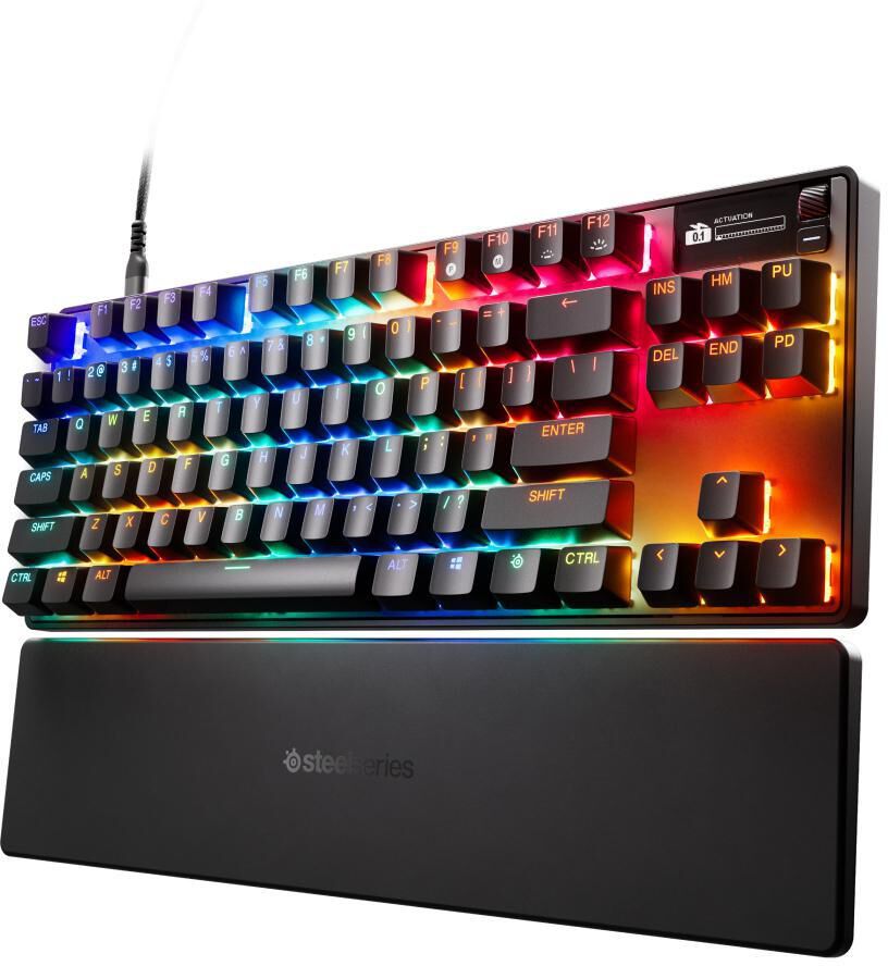 Teclado SteelSeries Apex Pro TKL Gen 3 RGB (US) Preto