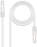 Cabo de Rede Nanocable RJ45 UTP CAT.5E AWG24 2 M Branco