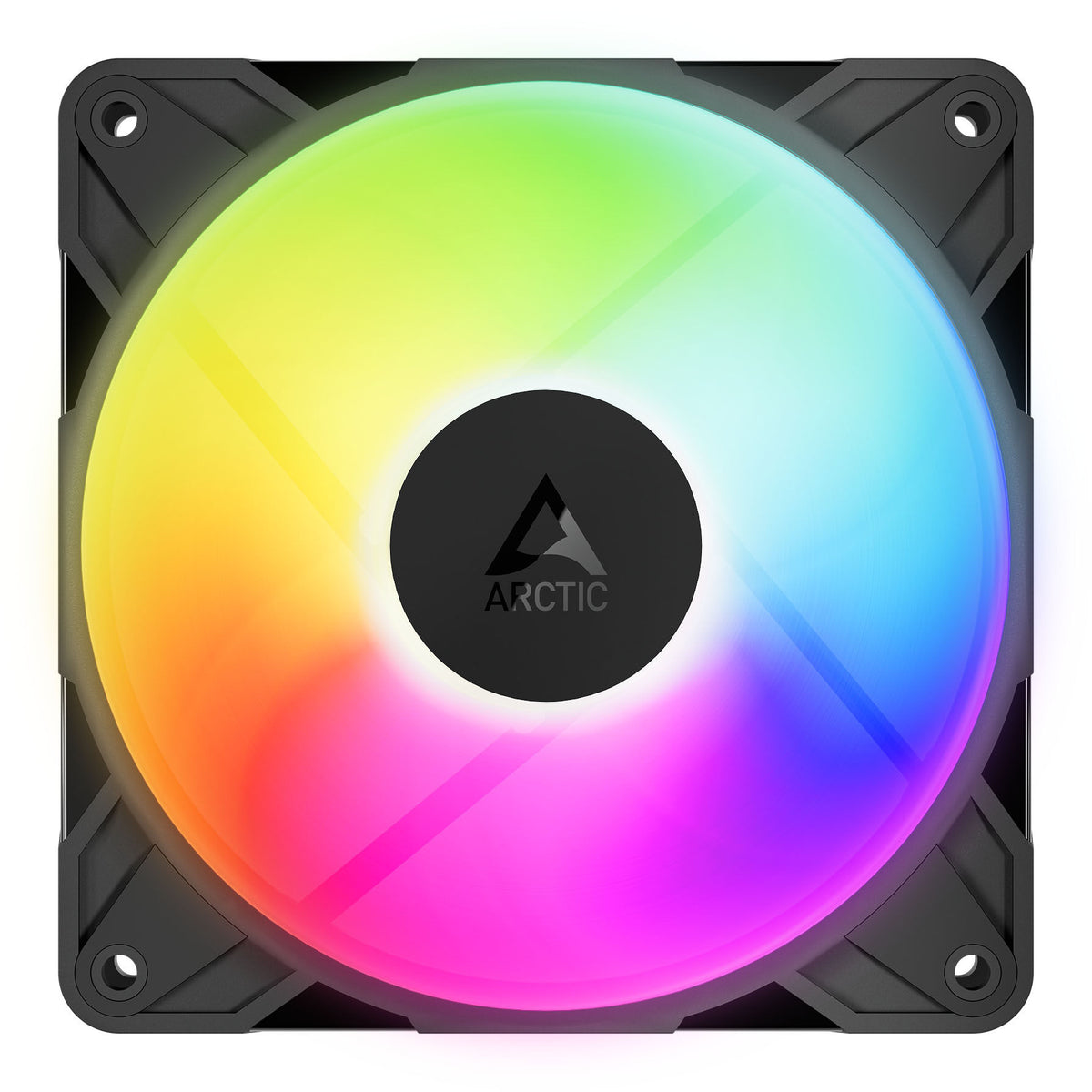 Ventoinha Arctic P12 PRO Reverse PWM PST ARGB 120mm - Preto