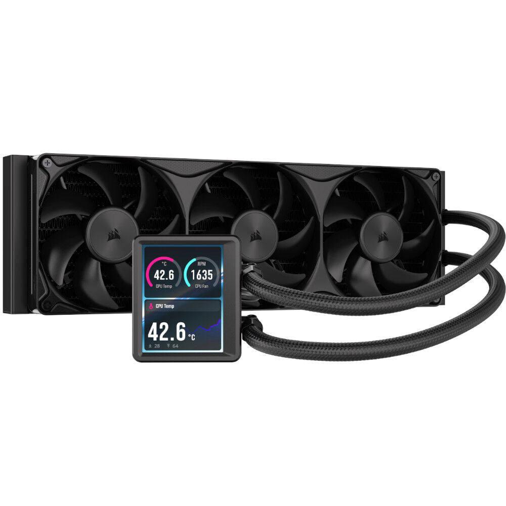 Water Cooler CPU Corsair NAUTILUS II RS LCD 360mm Preto