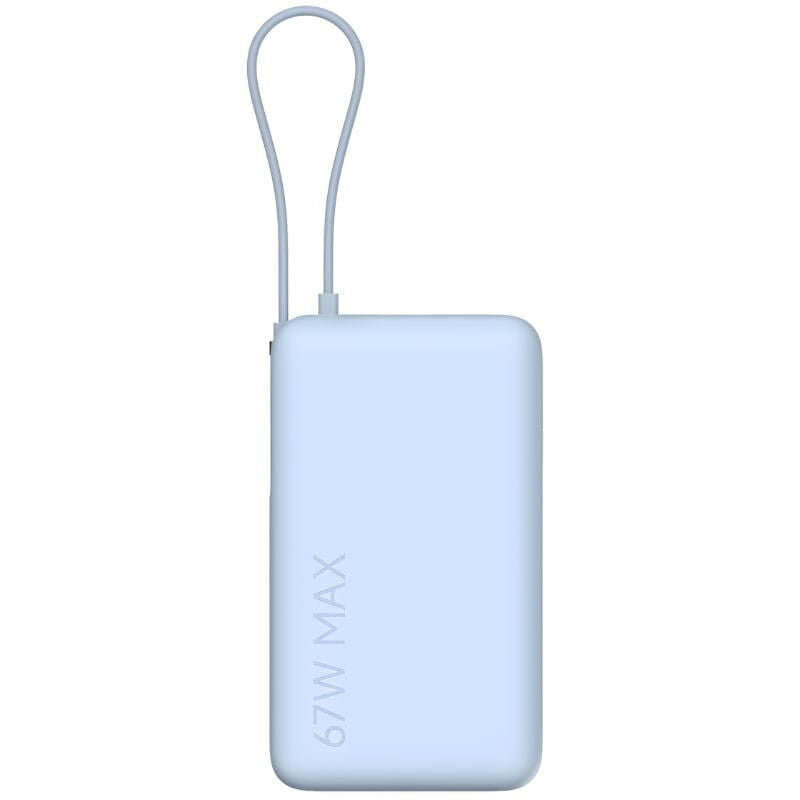 Power Bank Xiaomi 10000mAh (Cabo Integrado) 67W Azul Gelo