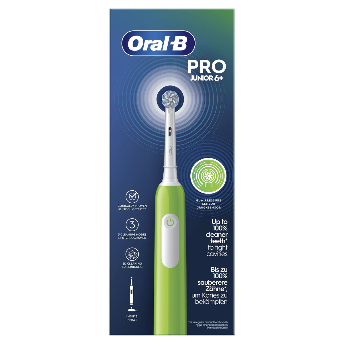 Escova de Dentes Elétrica Oral-B Junior Verde